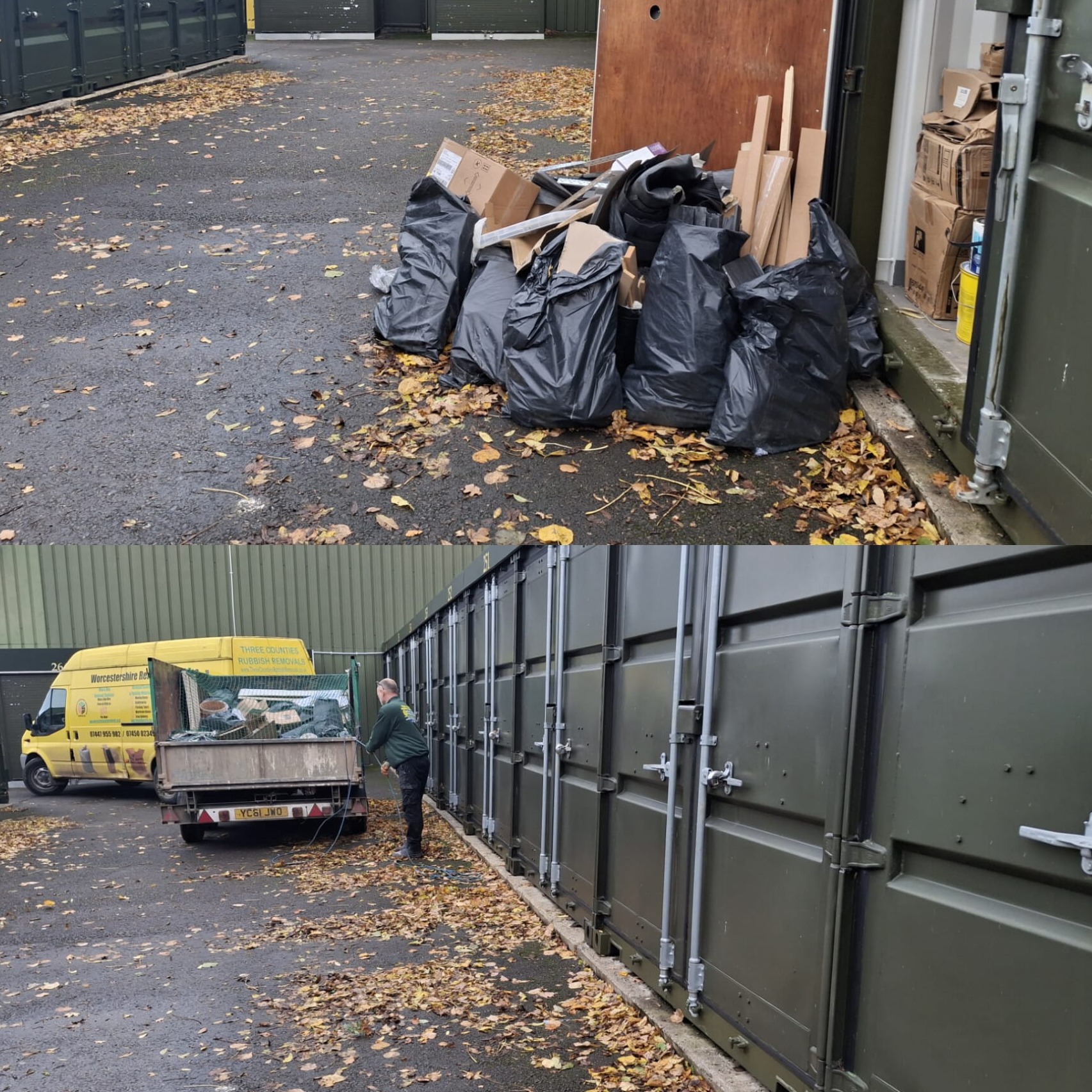 Worcester rubbish removals builders waste clearance